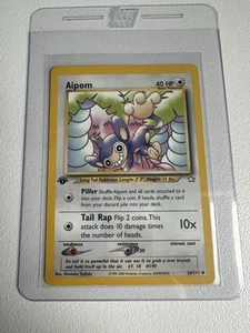Aipom 1. Edition 26/111 Neo Genesis WOTC Vintage Pokemon - Bild 1 von 11