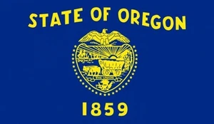 OREGON FLAG 5X3 feet AMERICAN US STATE Salem Portland UNITED STATES USA America - Foto 1 di 1