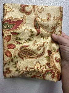 Mill Creek SWAVELLE  PAISLEY fabric ~ 1.5 yards  Gold Rust green  Sewing - Picture 1 of 4