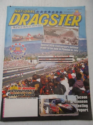 NATIONAL DRAGSTER MAGAZINE FEBRUARY 2, 2001 WINTERNATIONALS HOT ROD ASSOC 50TH - Image 1 of 2