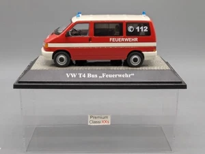 Modellini auto 1:43 Premium ClassiXXs Volkswagen VW T4 autobus vigili del fuoco in confezione originale - Foto 1 di 11