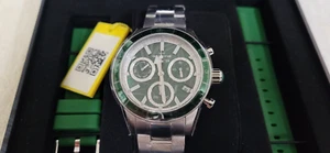 Invicta x Glycine Five Elements Limited Edition - Holz Grün 2 Bänder Neu Selten - Bild 1 von 21