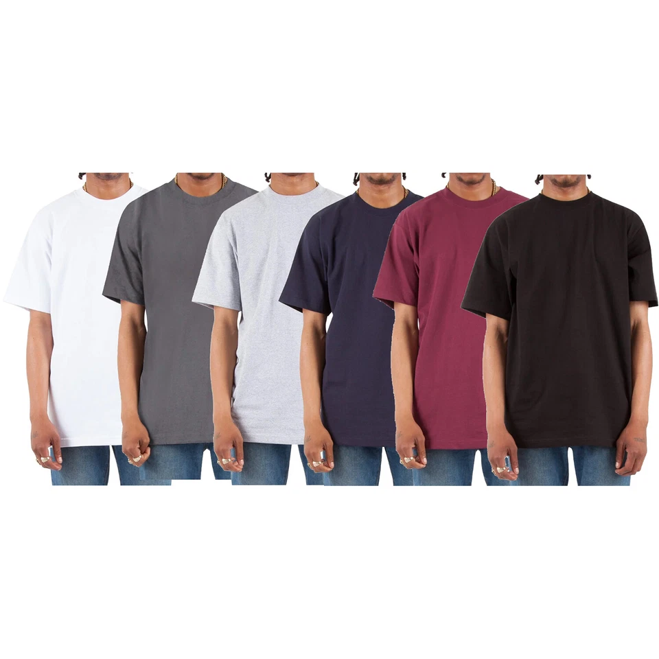 2 Pack Shaka Wear Men's Max Heavyweight Short Sleeve Crew Neck T-Shirt - Image 1 of 1