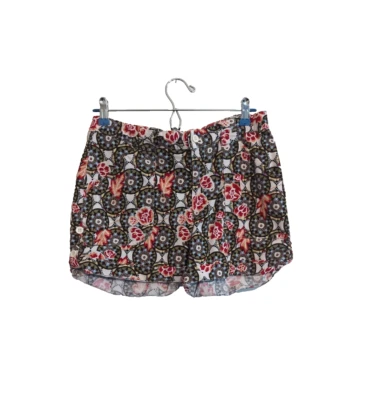 Pantalones Cortos de Pana Athleta Para Mujer Talla 6 Mod Estampado Floral Puños Festival-39lp Foto 1 de 4