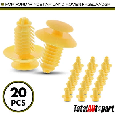 20 piezas clips de retención de panel de moldura de puerta para Ford Windstar Land Rover 9,5 mm nailon Foto 1 de 4