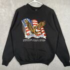 Vintage 90s Operation Desert Storm Sweater Adult XL Black Sweatshirt Military