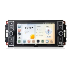 For Jeep Chrysler Dodge 300C Journey Cherokee 6.2 " Touch Android GPS Carplay - Picture 1 of 7