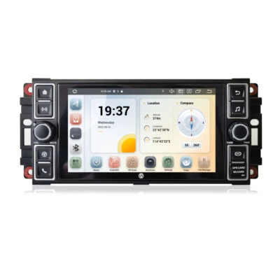 Für Jeep Chrysler Dodge 300C Journey Cherokee 6.2"Touch Android GPS Navi CarPlay - Bild 1 von 4