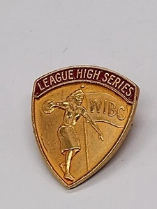 Prendedor de bolos vintage League High Series WIBC - Imagen 1 de 5