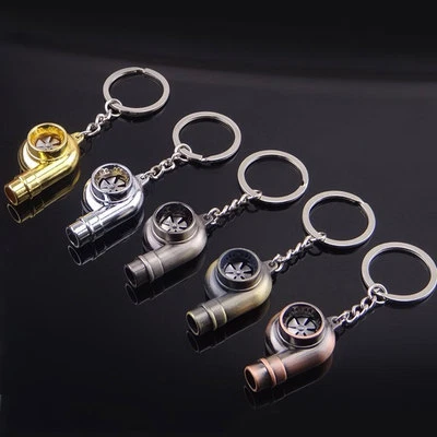 Portachiavi metallo TURBINA auto porta chiavi chiave portachiave TURBO car keys - Immagine 1 di 4