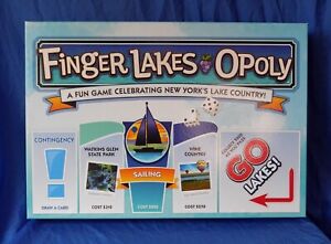 FINGER LAKES OPOLY Board Game Late For the Sky Sealed Contents HTF