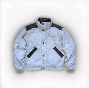 Vintage Korean The Company Store Jacket size M Beige Brown - Picture 1 of 7