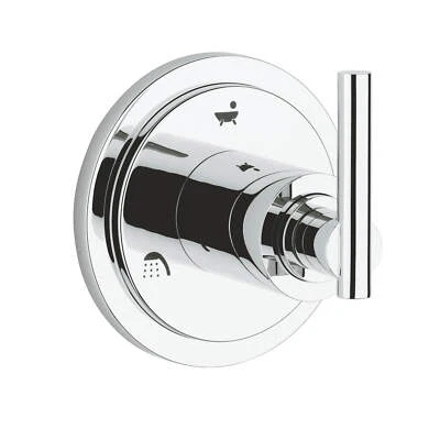 GROH CORP GROHE 19181000 ATRIO 3 WAY DIVERTER TRIM WITH LEVER HANDLE, CHROME