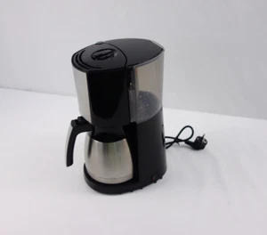 Melitta Enjoy Top Therm Thermo-Kaffeeautomat Schwarz Silber Edelstahl Wassertank - Bild 1 von 6