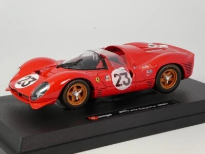 Burago BBurago Ferrari 330 P4 #23 Bandini Amon winner Daytona 1967 1/43 18-26310 - Immagine 1 di 3