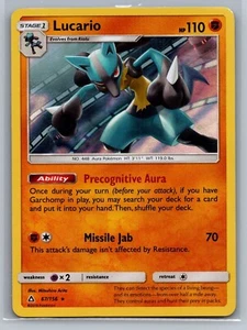 2018 Lucario 67/156 Holo Rare Ultra Prism NM/MT - Pokémon TCG - Picture 1 of 2