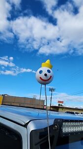 Original Jack in the Box Clown Hat Antenna Ball Ornament Pencil Topper New