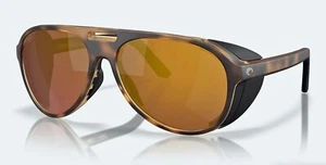 NEW Costa Del Mar Grand Catalina Matte Tortoise Gold Mirror Polarized Glass 580G - Picture 1 of 6