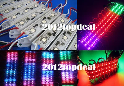 20pcs 3LEDS WS2811 5050 RGB Super Bright LED Module SMD Light Waterproof 12V DC - Image 1 of 3