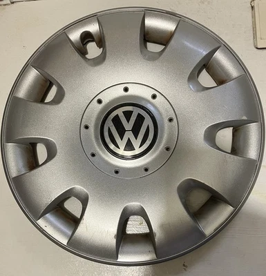 (1) OEM 2005-2010 Volkswagen VW Jetta Rabbit Golf 15" Hubcap Wheel Cover-good - Изображение 1 из 4