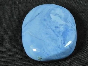 26X31X09 MM Natural Blue Opal Cushion Shape Cabochon Loose Gemstone 65Cts. O565 - Imagen 1 de 9