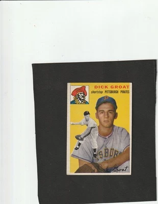 1954 Topps #43 Dick Groat en muy buena condición/ex a ex Foto 1 de 2