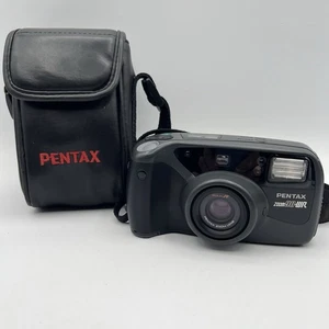 Pentax Zoom 90-WR 35mm Camera w/ Case - Water Resistant - Japan - Works - Picture 1 of 15