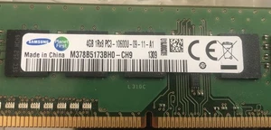 SAMSUNG M378B5173BH0-CH9 4GB 1Rx8 PC3-10600U-09-11-A1 RAM Memory - Picture 1 of 2