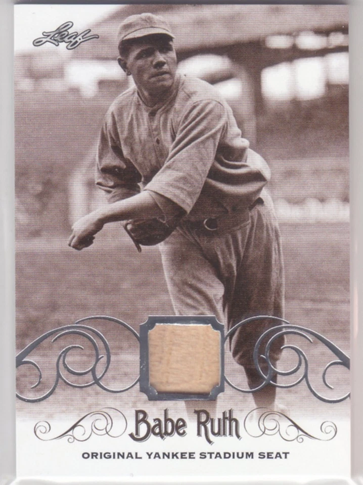 2016 Leaf BABE RUTH ORIGINAL YANKEE STADIUM ASSENTO AUTÊNTICO NOVA YORK YANKEES - Imagem 1 de 1