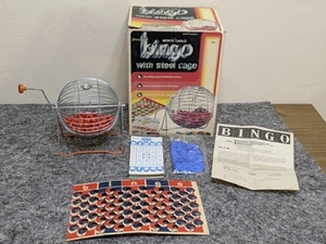 Vintage 1973 Monte Carlo BINGO w/ Steel Cage COMPLETE in Box #5565 - Picture 1 of 12