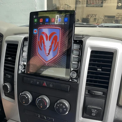 For 2009 2010 11 2012 RAM 1500 2500 3500 Android 15 Carplay Car Stereo Radio GPS - Image 1 of 4