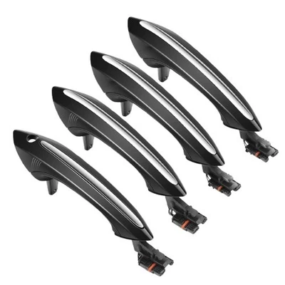 Comfort Access Exterior Door Handle w/Led Light Fit for BMW 535i 550i 520i 528i - Image 1 of 4