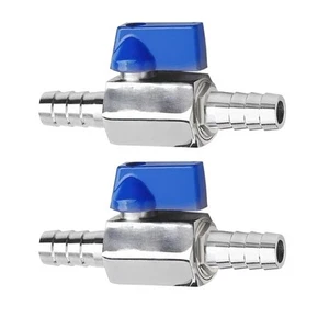 BesNPT Stainless Steel Shut Off Valve 5/8" Hose Barb Ball Valve for Water Fue... - Picture 1 of 4