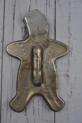 Cortador de galletas vintage Gingerbread Man aluminio años 50 Foto 1 de 4