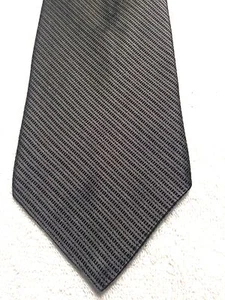 MURANO MENS TIE 4 X 61 NWOT BLACK WITH DARK GRAY  - Picture 1 of 6