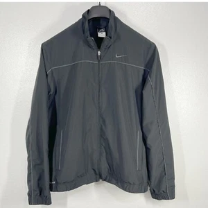 Nike Dri-FIT Gimmick Jacket Full Zip Lightweight Running Athletic Black Large - Picture 1 of 11