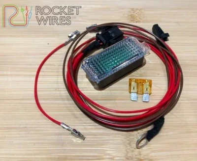 Audi A4 A5 Glove box glovebox light wiring harness kit retro fit LED Bulb - Image 1 of 2