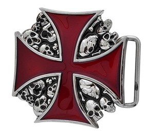 maltese cross belt buckle