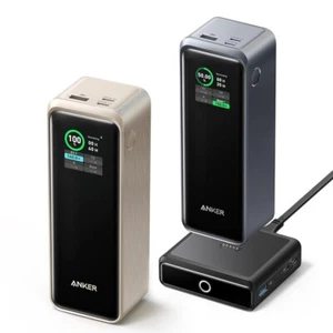Anker Prime 3-Port Power Bank 27650mAh 250W USB-C Portable Charger withSmart App - Picture 1 of 15