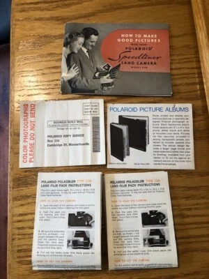 Polaroid Speedliner Land 95B Camera Instruction Offer Inserts and Film Direction - Image 1 of 3