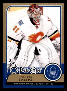 2008-09 O-Pee-Chee #71 Curtis Joseph Toronto hojas de arce - Imagen 1 de 2