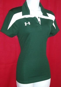 UNDER ARMOUR WOMEN'S SHORT SLEEVE LOGO TOP SIZE STRETCHY MEDIUM - Picture 1 of 6