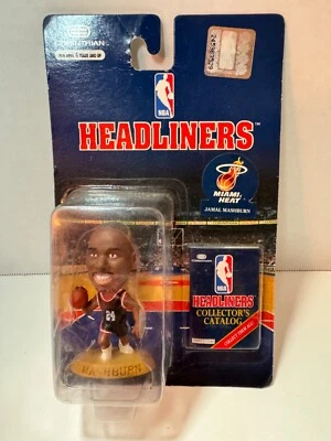 Figura Jamal Mashburn 1997 Corinthian Headliners NBA Camiseta Blanca Miami Heat Foto 1 de 4