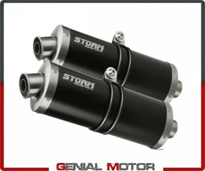 Exhaust Storm by Mivv Mufflers Oval Black Ducati Multistrada 1100 2006 06 - Image 1 of 2