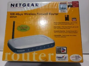 Netgear WGT624 108 Mbps 4-Port 10/100 Wireless G Router (WGT624v2) Sealed - Picture 1 of 7