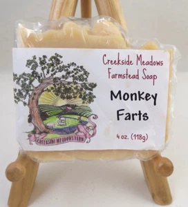 "Creekside Meadows Farmstead Soap" "Monkey Farts" Sealed Y2K 90's USA - Picture 1 of 3