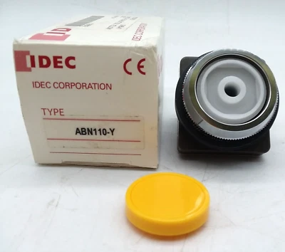 IDEC ABN110-Y Yellow Push Button Switch - Image 1 of 4