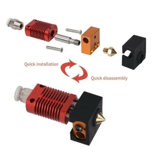 Hotend Kit Extruder Nozzle 1.74/0.4 mm Set 3D Drucker für Creality CR-10 En X9U0 - Afbeelding 1 van 5