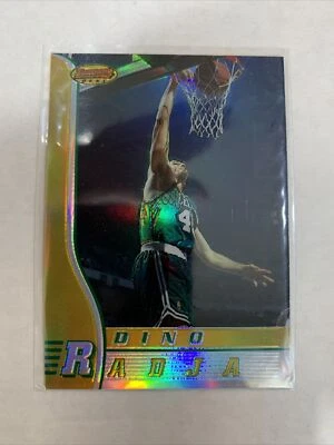 DINO RADJA 1996-97 BOWMAN’S BEST REFRACTOR #4 BOSTON CELTICS HOFer Foto 1 de 2