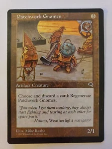 MTG Magic The Gathering Card Patchwork Gnomes Artifact Creature Tempest 1997 - Picture 1 of 2